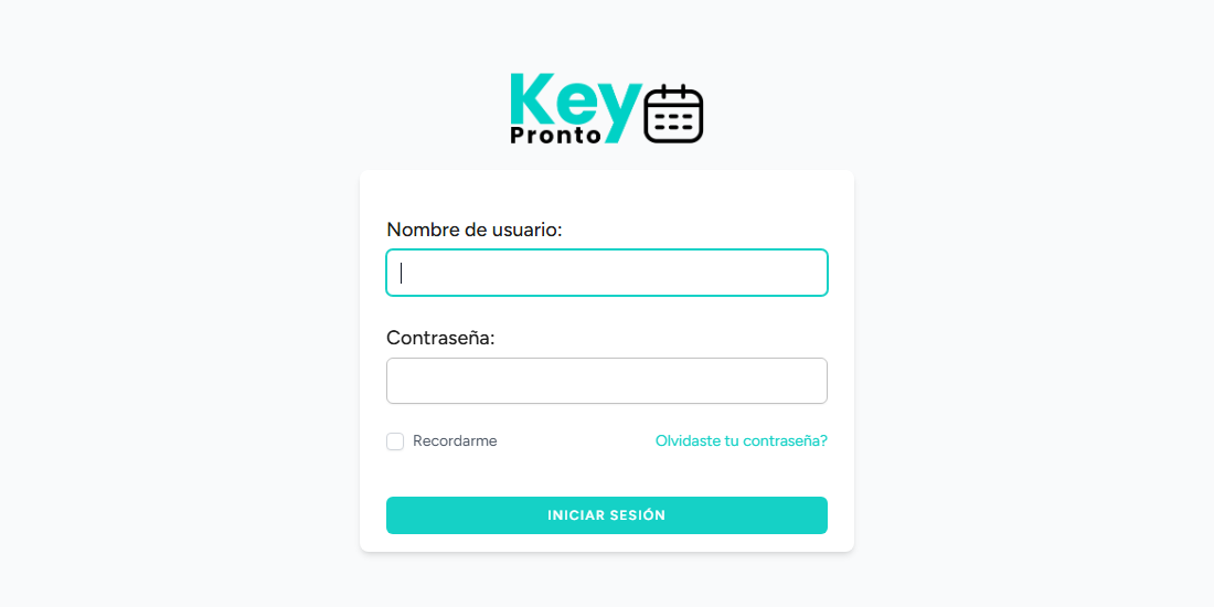 Screenshot of KeyPronto